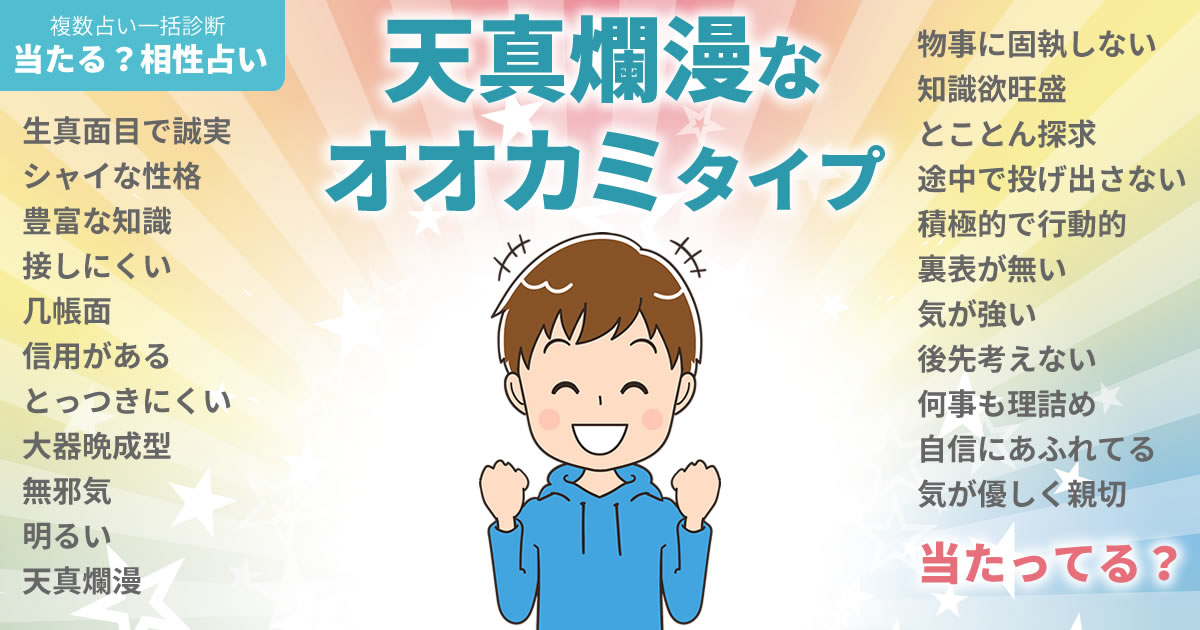 キュヒョンさんの占いまとめ 天真爛漫なオオカミタイプ